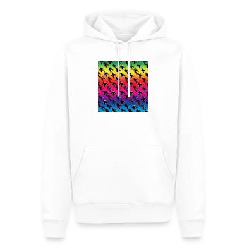 Dancers - Men’s Premium Organic Hoodie - white - Front - Nico (187cm)