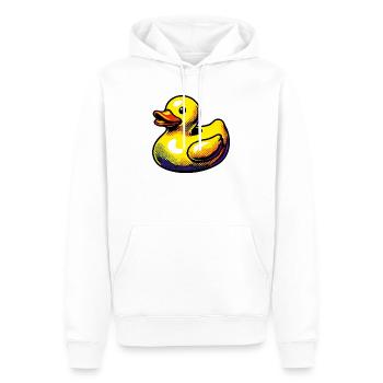 Duckling Duck Duck Duck - Men’s Premium Organic Hoodie - white - Front - Nico (187cm)