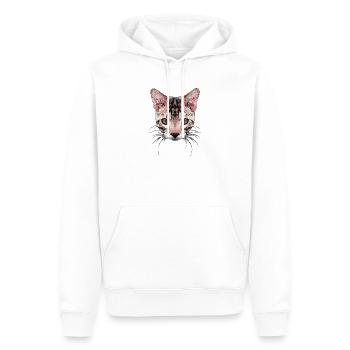 bengal katze, besitzer, verschenken - Männer Premium Bio Hoodie - Weiß - Vorne - Nico (187cm)