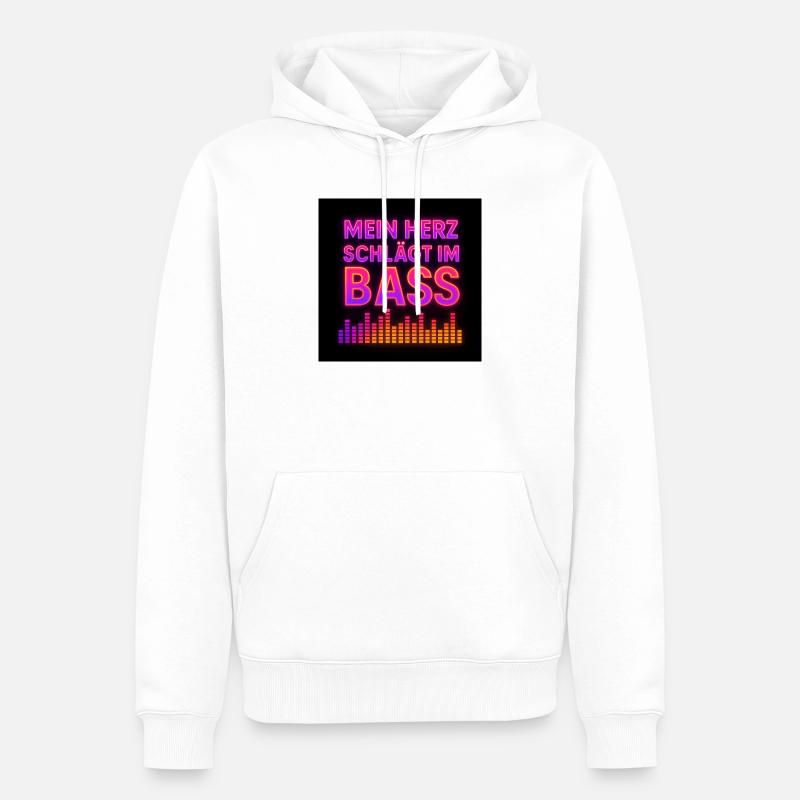 CA99D663-EC7C-4B5D-9703-3C60FD74DC17 - Männer Premium Bio Hoodie - Weiß
