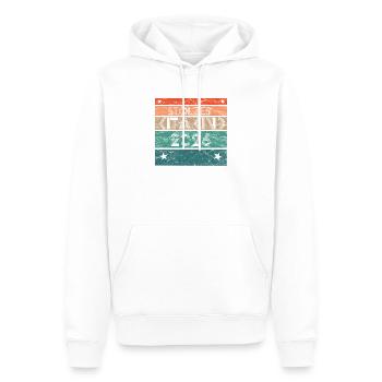 Proud Kitakind 2026 Kita Start Kindergarten Garden Garden - Sweat à capuche Premium bio Homme - blanc - Devant - Nico (187cm)