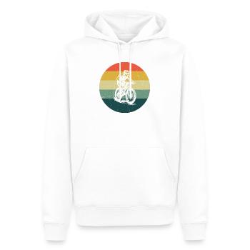 Motif nouveau du VTT pour le VTT - Sweat à capuche Premium bio Homme - blanc - Devant - Nico (187cm)