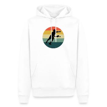 Pickleball player Motiv rund um pickleball athlete - Männer Premium Bio Hoodie - Weiß - Vorne - Nico (187cm)