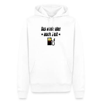 Diesel - Männer Premium Bio Hoodie - Weiß - Vorne - Nico (187cm)