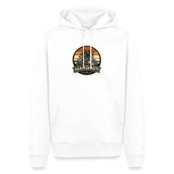 Kräutertante Retro - Männer Premium Bio Hoodie - Weiß - Vorne - Nico (187cm)