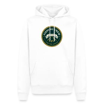 T-shirt pour enterrement de vie de garçon | Équipe de la dernière prise - Sweat à capuche Premium bio Homme - blanc - Devant - Nico (187cm)