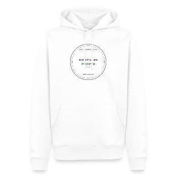 Die stillen Profis der Vogelbeobachtung - Männer Premium Bio Hoodie - Weiß - Vorne - Nico (187cm)
