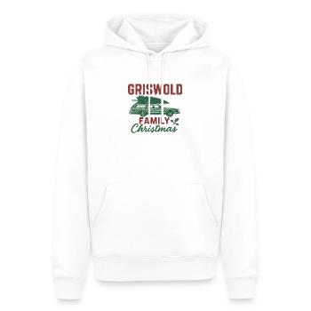 Voiture de Noël de la famille Griswold - Sweat à capuche Premium bio Homme - blanc - Devant - Nico (187cm)