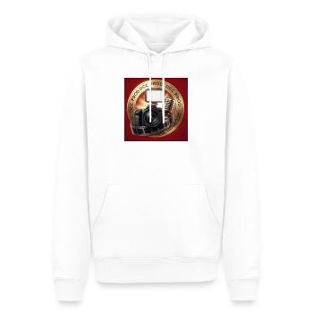 Cinema & Podcast: Pro Equipment - Men’s Premium Organic Hoodie - white - Front - Nico (187cm)