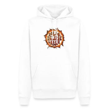 Solar eclipse chaser - Männer Premium Bio Hoodie - Weiß - Vorne - Nico (187cm)
