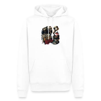 Déclenche Attends Révèle Retro Photo - Sweat à capuche Premium bio Homme - blanc - Devant - Nico (187cm)