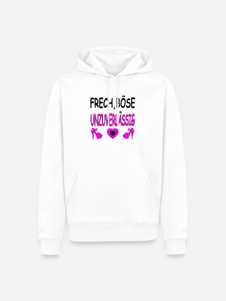 High Heels - Männer Premium Bio Hoodie - Weiß