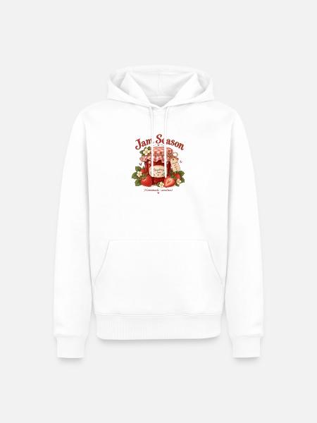 Marmelade - Männer Premium Bio Hoodie - Weiß