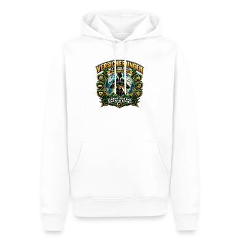 Versicherungsvertreter & Finanzberater | Finanzen  - Männer Premium Bio Hoodie - Weiß - Vorne - Nico (187cm)