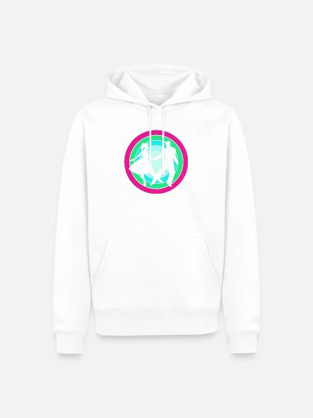 Sock Hop - Männer Premium Bio Hoodie - Weiß