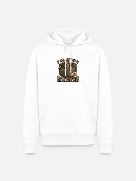 Dad's Fix-It Manifesto-Handwerker - Männer Premium Bio Hoodie - Weiß