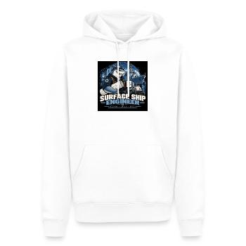 Surface Ship Engineer – Design Build Sail - Männer Premium Bio Hoodie - Weiß - Vorne - Nico (187cm)