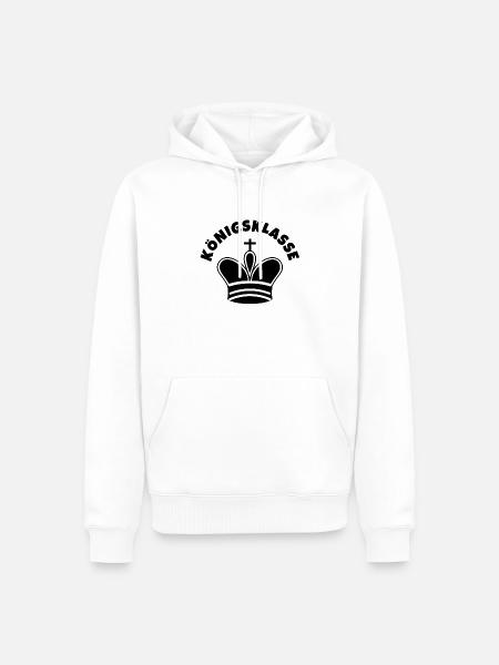 Königsklasse - Männer Premium Bio Hoodie - Weiß