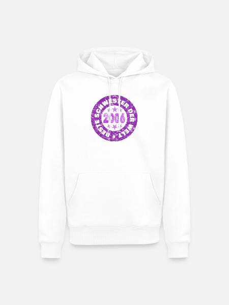 2006 - Männer Premium Bio Hoodie - Weiß