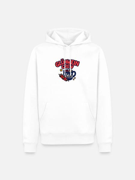 Glühwein Crew - Männer Premium Bio Hoodie - Weiß