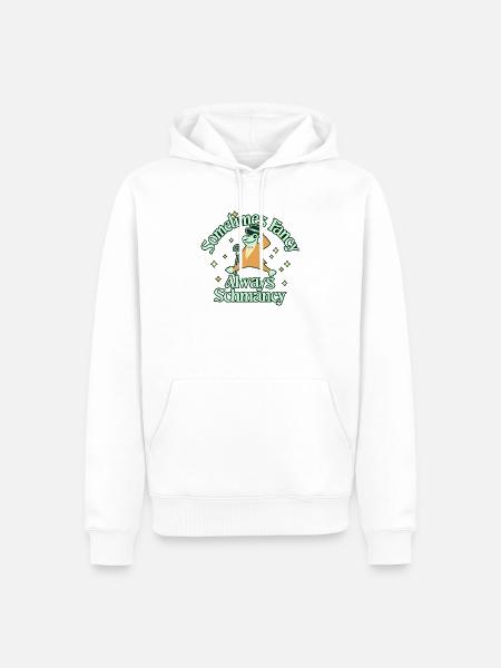 Fancy Schmancy - Männer Premium Bio Hoodie - Weiß