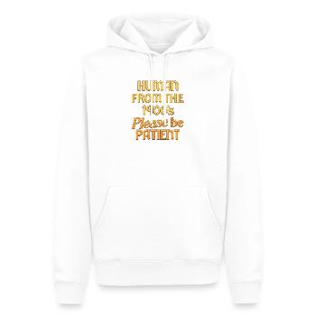 Human from the 1900s - Männer Premium Bio Hoodie - Weiß - Vorne - Nico (187cm)