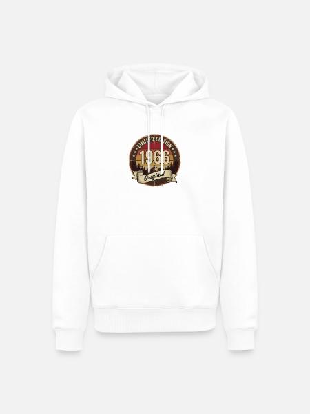 1966 Original Limited Edition - Männer Premium Bio Hoodie - Weiß