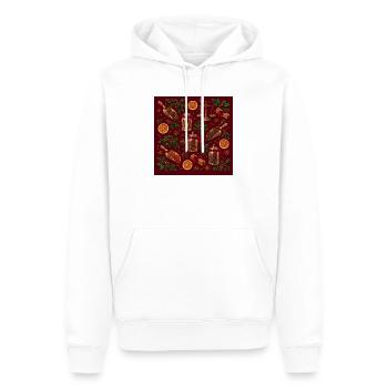 Gewürzglas-Weihnachtsschmuck - Männer Premium Bio Hoodie - Weiß - Vorne - Nico (187cm)