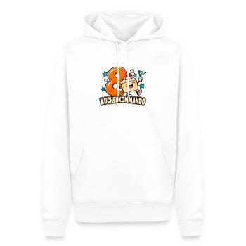 8 Geburtstag – Kuchenkommando - Männer Premium Bio Hoodie - Weiß - Vorne - Nico (187cm)