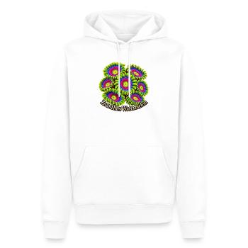 Zoanthus-Wassermelone - Männer Premium Bio Hoodie - Weiß - Vorne - Nico (187cm)