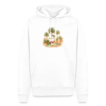 Weihnachten unter Palmen - Männer Premium Bio Hoodie - Weiß - Vorne - Nico (187cm)