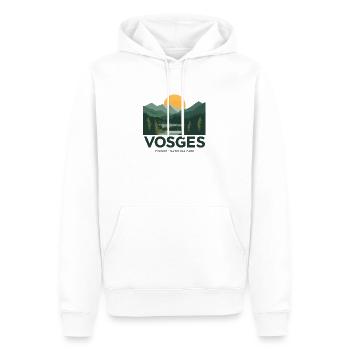 Vosges France National Park - Männer Premium Bio Hoodie - Weiß - Vorne - Nico (187cm)