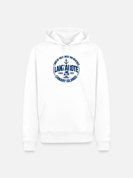 Lanzarote - Islas Canarias - Kanaren - Spanien - Männer Premium Bio Hoodie - Weiß