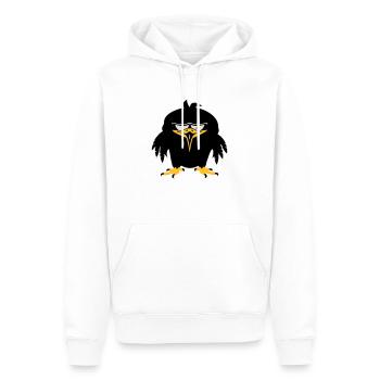 aigle bébé / baby eagle (c, 3c) - Sweat à capuche Premium bio Homme - blanc - Devant - Nico (187cm)