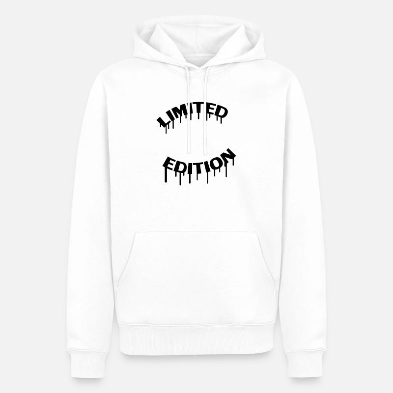 Limited Edition Graffiti - Männer Premium Bio Hoodie - Weiß
