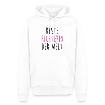 Richter Richterin Recht Gericht Rechtsanwalt - Männer Premium Bio Hoodie - Weiß - Vorne - Nico (187cm)