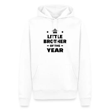 Bruder Brother Baby Geburtstag Geburt Familie - Männer Premium Bio Hoodie - Weiß - Vorne - Nico (187cm)