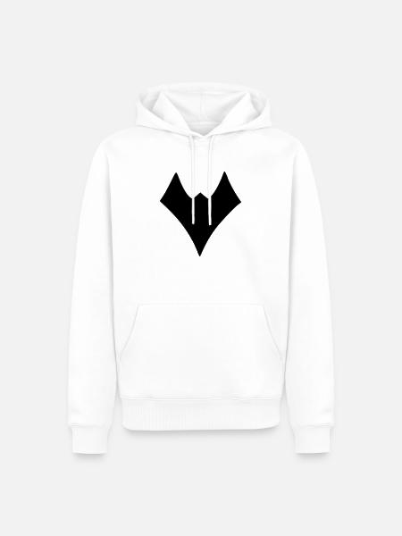 bat - Men’s Premium Organic Hoodie - white
