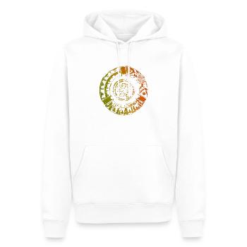 PRAHA - CZECH REPUBLIC - COAT OF ARMS - Men’s Premium Organic Hoodie - white - Front - Nico (187cm)