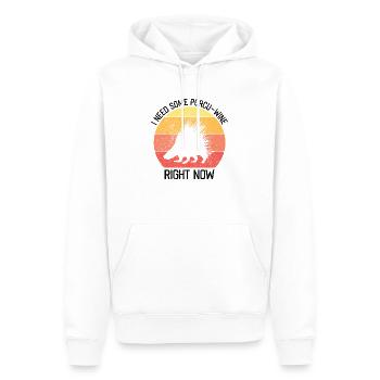 Porcupine Designs for Hedgehog Porcupine Fan - Men’s Premium Organic Hoodie - white - Front - Nico (187cm)