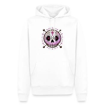 Hump Head Xavia - Men’s Premium Organic Hoodie - white - Front - Nico (187cm)