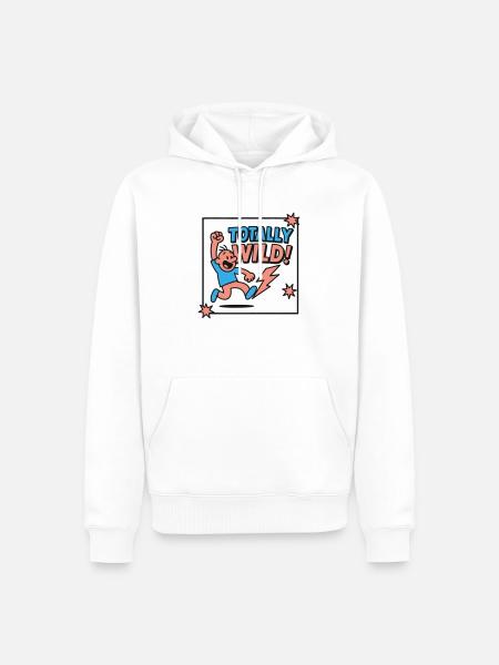 Comic Energy Explosion - Men’s Premium Organic Hoodie - white