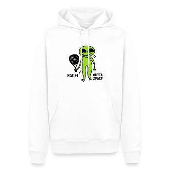 Padel Padeltennis Padel-space PADELTENNIS-sport - Männer Premium Bio Hoodie - Weiß - Vorne - Nico (187cm)