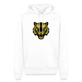 tiger - Männer Premium Bio Hoodie - Weiß - Vorne - Nico (187cm)
