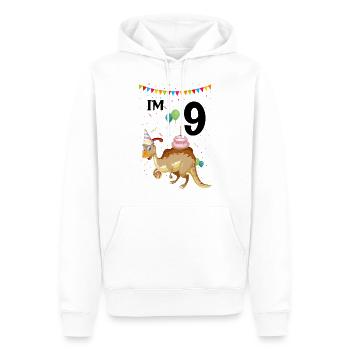 Parasaurolophus pour les dinosaures et les chasseurs de fosil - Sweat à capuche Premium bio Homme - blanc - Devant - Nico (187cm)