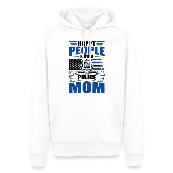 Polizei Polizist Polizeibeamte - Männer Premium Bio Hoodie - Weiß - Vorne - Nico (187cm)