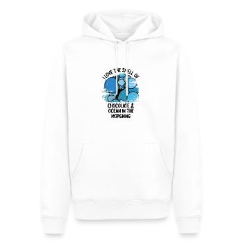 Plongeurs Plongée sous-marine Plongée sous-marine Plongée sous-marine - Sweat à capuche Premium bio Homme - blanc - Devant - Nico (187cm)