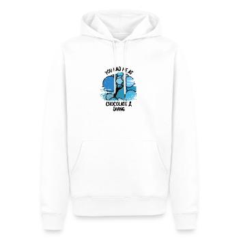 Plongeurs Plongée sous-marine Plongée sous-marine Plongée sous-marine - Sweat à capuche Premium bio Homme - blanc - Devant - Nico (187cm)