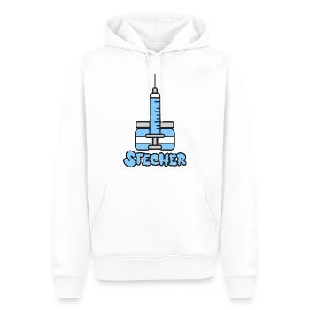 Stecher Krankpfleger Arzt Impfung Spritze Nadel - Männer Premium Bio Hoodie - Weiß - Vorne - Nico (187cm)