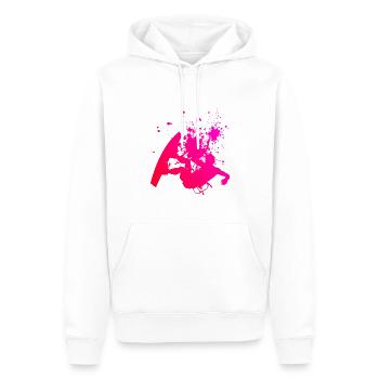 Kitesurf Kite Kitesurfer Kiten Kitesurfing - Men’s Premium Organic Hoodie - white - Front - Nico (187cm)